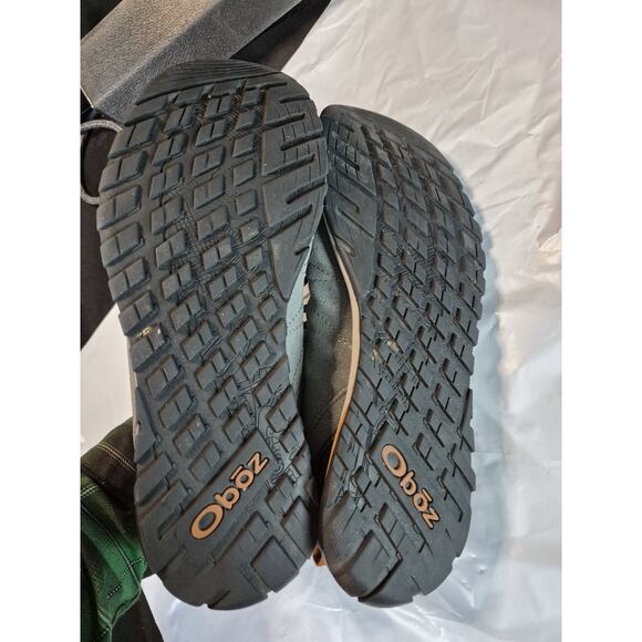 Oboz Bozeman Low Leather Hiking Shoes Charcoal Gray Men’s Size 12 main image 13